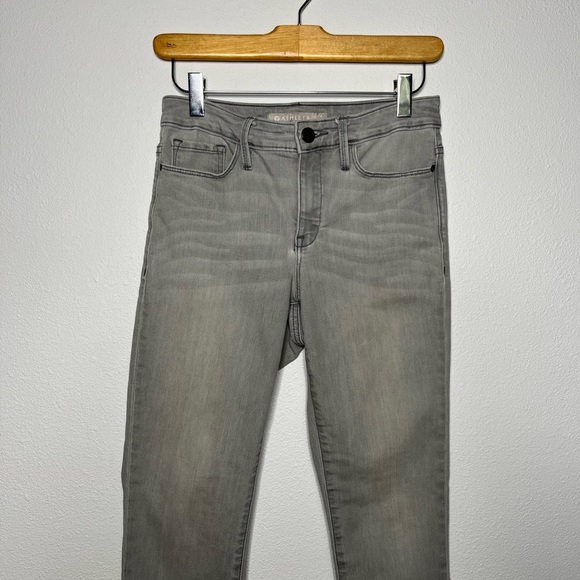 Athleta Sculptek Grey Skinny Ankle Crop Jeans 2 - Picture 4 of 12